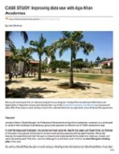 Evidence Based Education describes its experience of working with the Academies Evidence Based Education describes its experience of working with the Academies