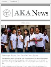 Aga Khan Academy Mombasa Newsletter - April 2020