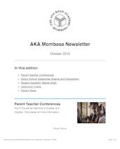AKA Mombasa Newsletter October 2019